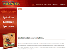 Tablet Screenshot of monroetufline.com